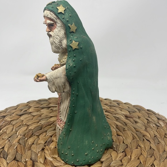 C. LEWIS STARMAN Vintage Folk Art Bearded Robed Man 1986 - Picture 3 of 6